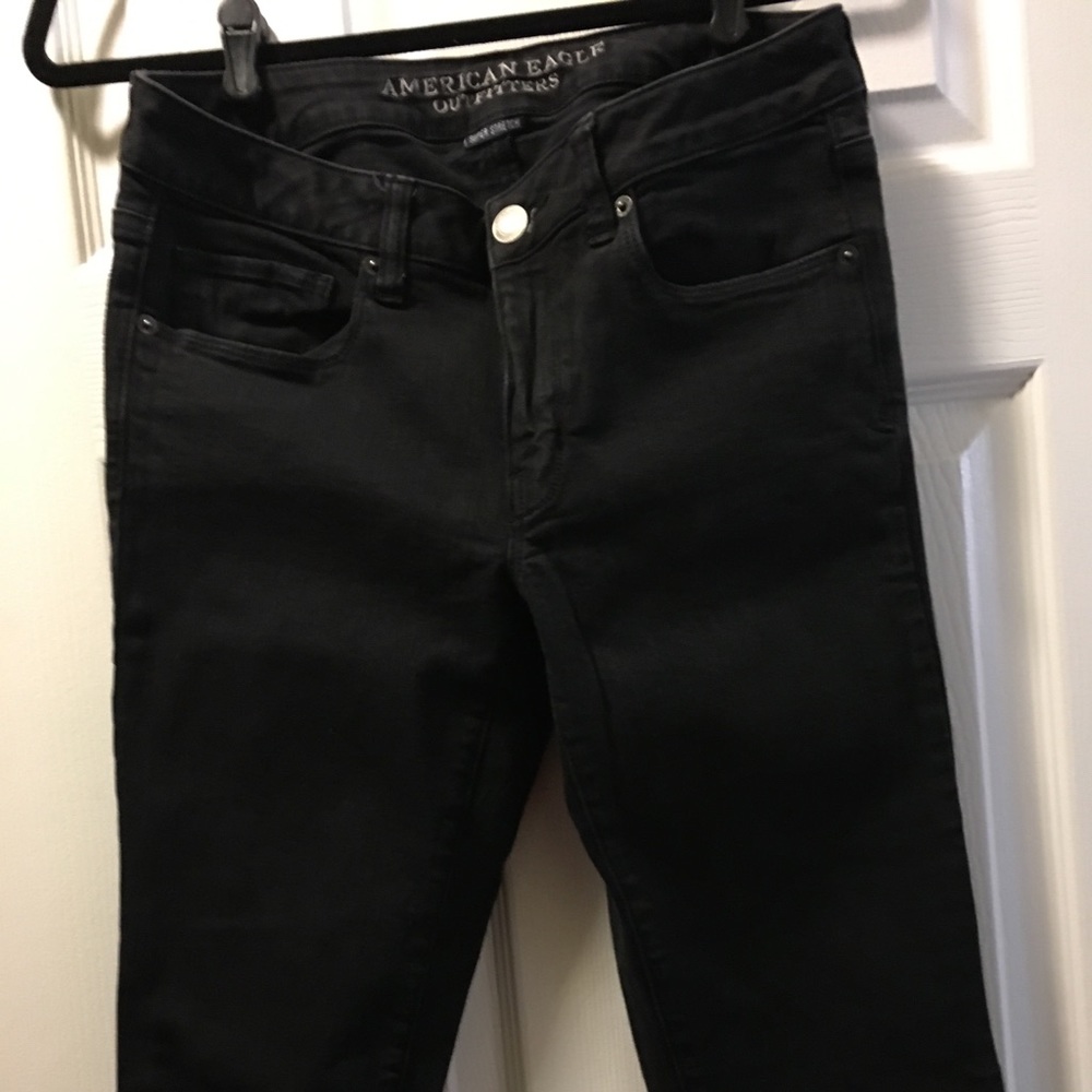 American Eagle black skinny jeans